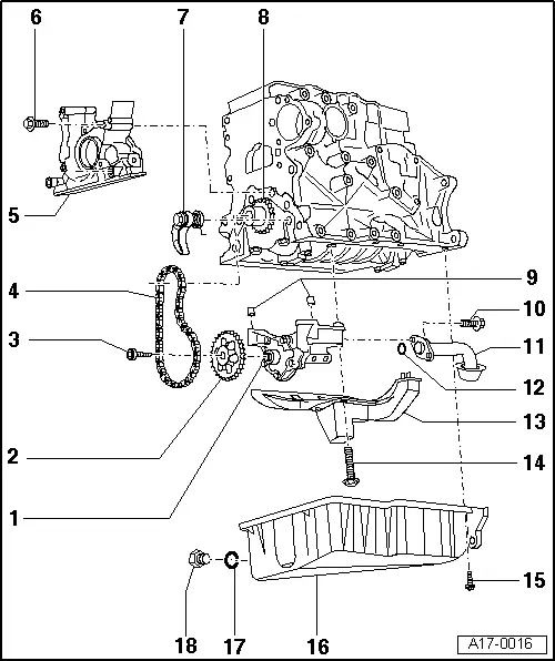 Audi A3 Engine Parts Diagram
