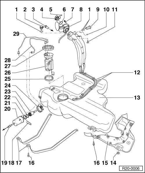 Audi Manuals > A3 Mk1 > Power unit > 4Cylinder engine (2