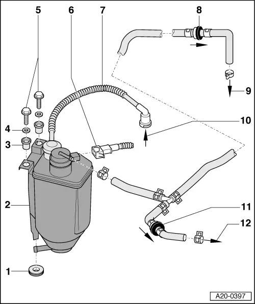 Audi Service and Repair Manuals > A3 Mk1 > Power unit Fuel