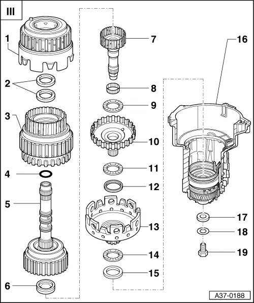 Audi Service and Repair Manuals > A3 Mk1 > Power transmission