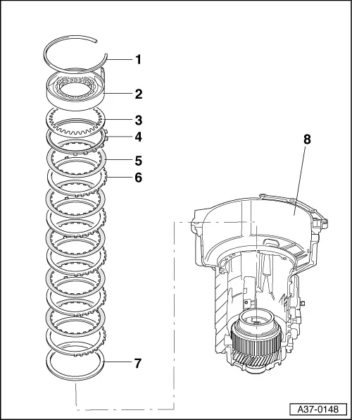Audi Service and Repair Manuals > A3 Mk1 > Power transmission