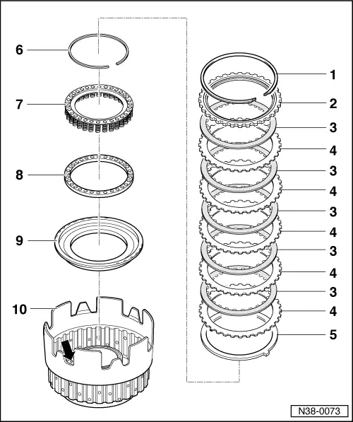 Audi Service and Repair Manuals > A3 Mk1 > Power transmission