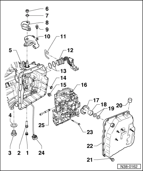 Audi Service and Repair Manuals > A3 Mk1 > Power transmission