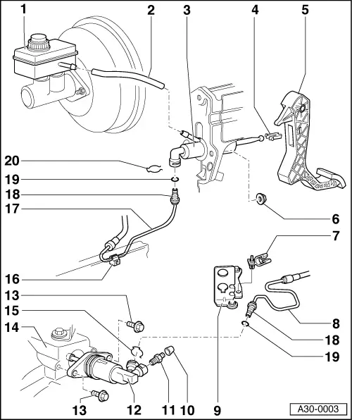 Audi Service and Repair Manuals > A3 Mk1 > Power transmission