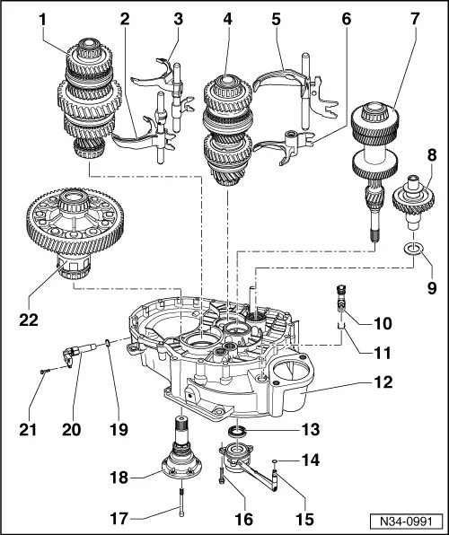 Audi Service and Repair Manuals > A3 Mk1 > Power transmission