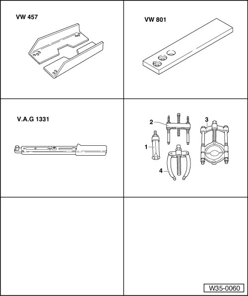 Audi Service and Repair Manuals > A3 Mk1 > Power transmission