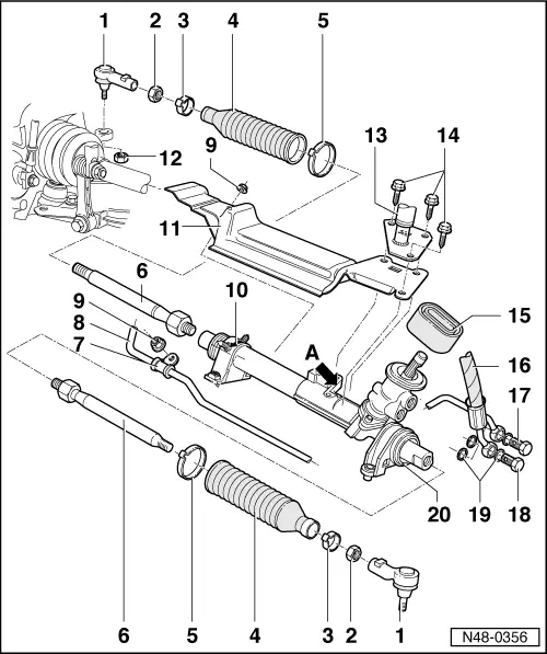 Audi Service and Repair Manuals > A3 Mk1 > Running gear, front