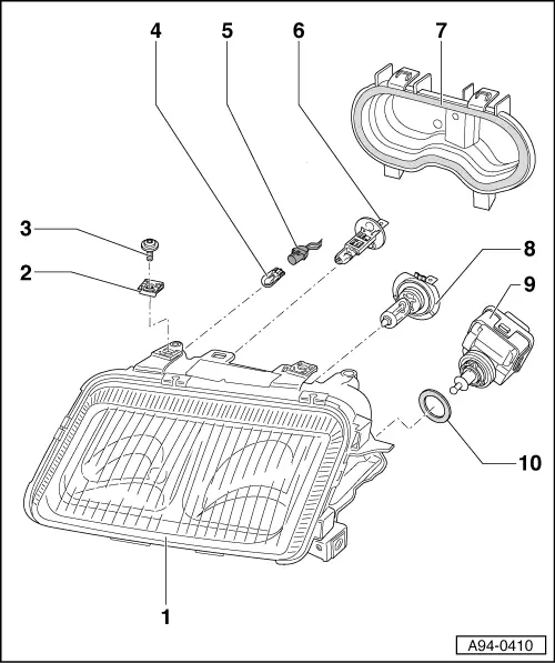 Audi Service and Repair Manuals > A3 Mk1 > Vehicle electrics