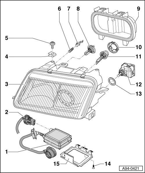 Audi Service and Repair Manuals > A3 Mk1 > Vehicle electrics