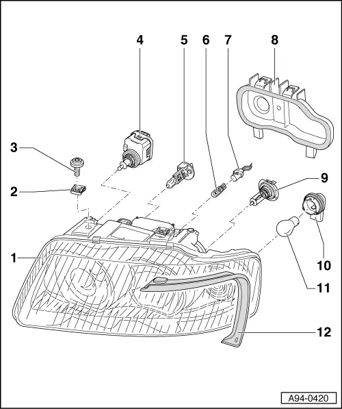 Audi Service and Repair Manuals > A3 Mk1 > Vehicle electrics