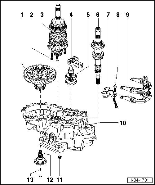 Audi Service and Repair Manuals > A3 Mk2 > Power transmission