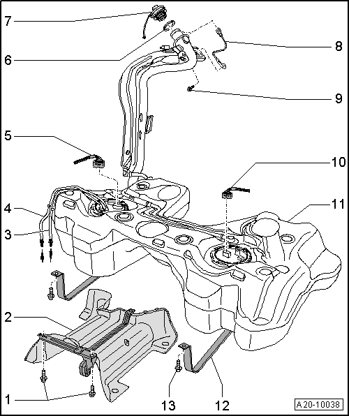 Audi Service and Repair Manuals > A3 Mk2 > Power unit Fuel