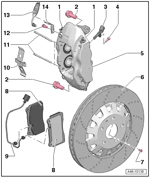 Audi Service and Repair Manuals > A3 Mk2 > Brake system