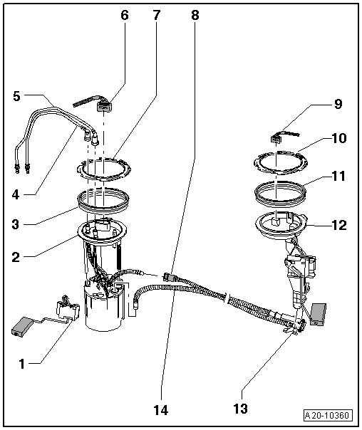 Audi Service and Repair Manuals > A3 Mk2 > Power unit Fuel