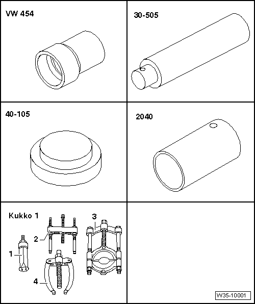 Audi Service and Repair Manuals > A3 Mk2 > Power transmission