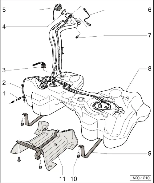 Audi Service and Repair Manuals > A3 Mk2 > Power unit Fuel