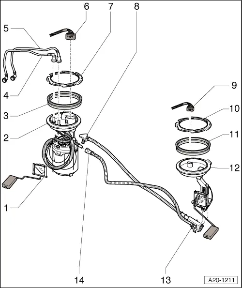 Audi Service and Repair Manuals > A3 Mk2 > Power unit Fuel