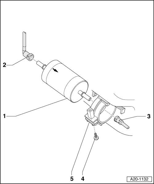 Audi Manuals > A3 Mk2 > Power unit > Fuel supply system