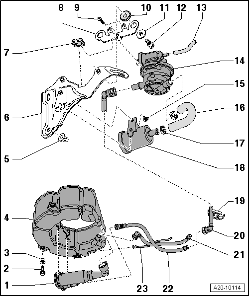 Audi Manuals > A3 Mk2 > Power unit > Fuel supply system
