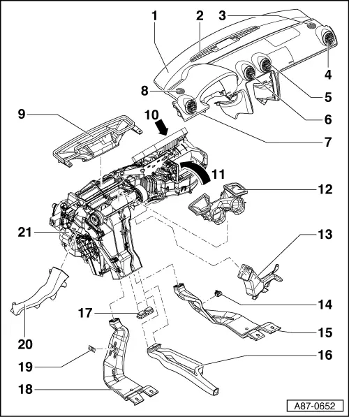 Audi Service and Repair Manuals > A3 Mk2 > Heating