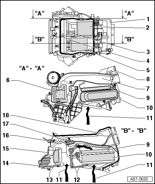 Audi Service and Repair Manuals > A3 Mk2 > Heating
