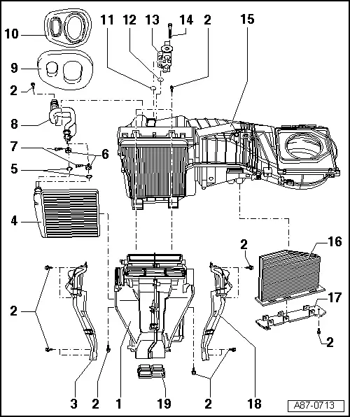 Audi Service and Repair Manuals > A3 Mk2 > Heating