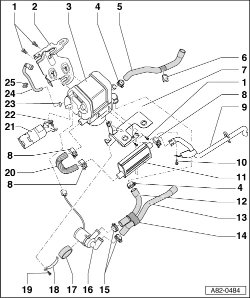 Audi Service and Repair Manuals > A3 Mk2 > Heating