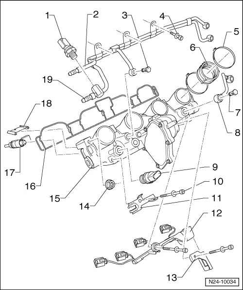 Audi Service and Repair Manuals > A3 Mk2 > Power unit Direct petrol injection and