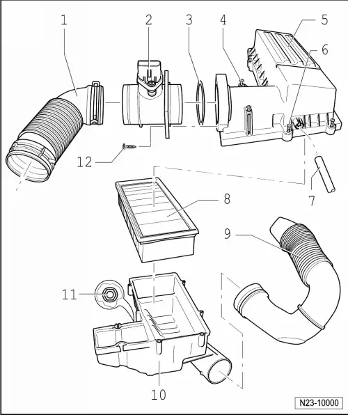 Audi Service and Repair Manuals > A3 Mk2 > Power unit TDI
