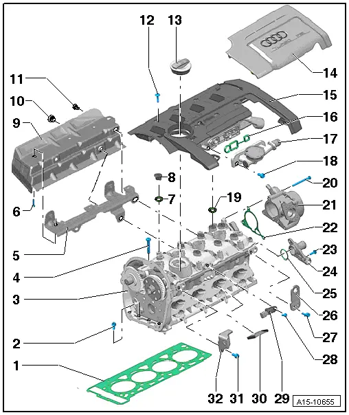 1 Cylinder head gasket