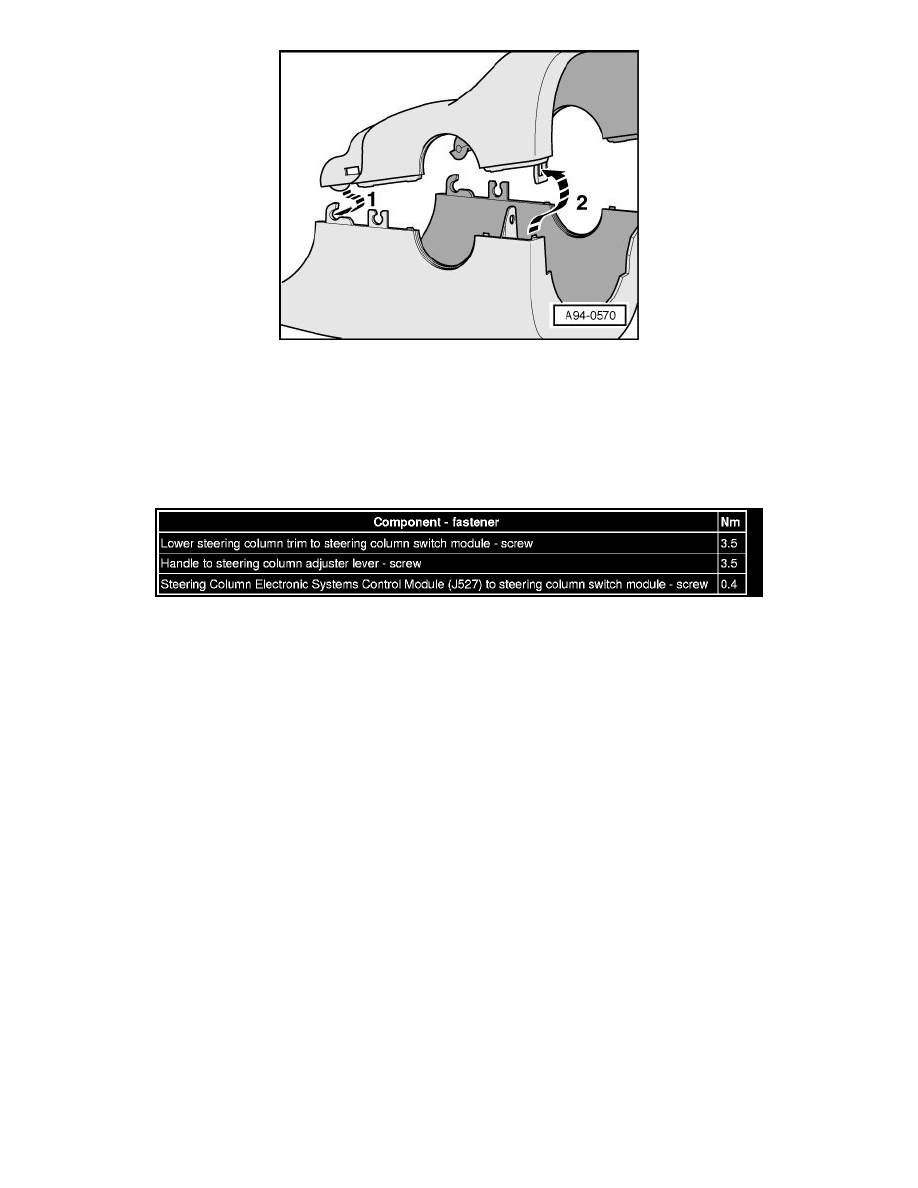 Audi Workshop Manuals > A3 Quattro V6-3.2L (BUB) (2008) > Steering and