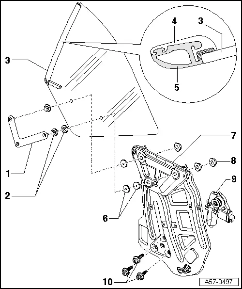 Audi Service and Repair Manuals > A4 Cabriolet Mk2 > Body