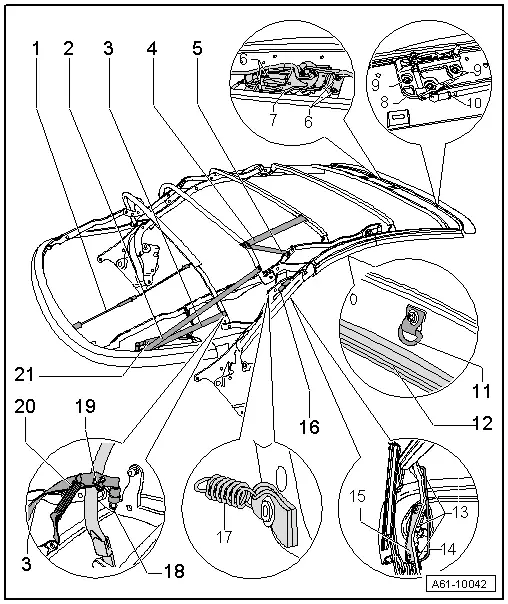 Audi Service and Repair Manuals > A4 Cabriolet Mk2 > Body