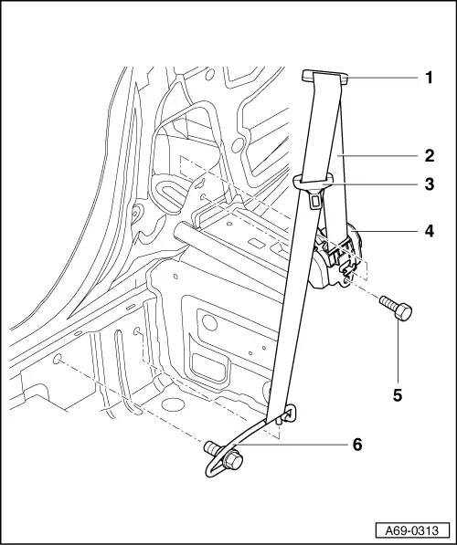 Audi Service and Repair Manuals > A4 Cabriolet Mk2 > Body
