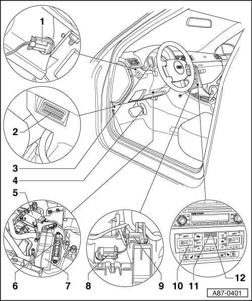 Audi Manuals > A4 Cabriolet Mk2 > Heating, ventilation, air