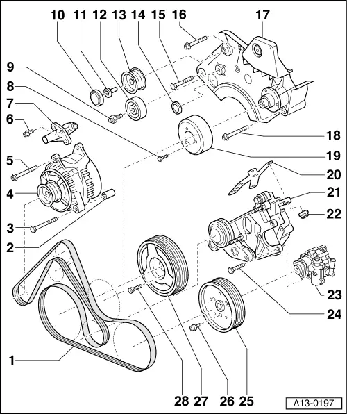 Audi Service and Repair Manuals > A4 Cabriolet Mk2 > Power
