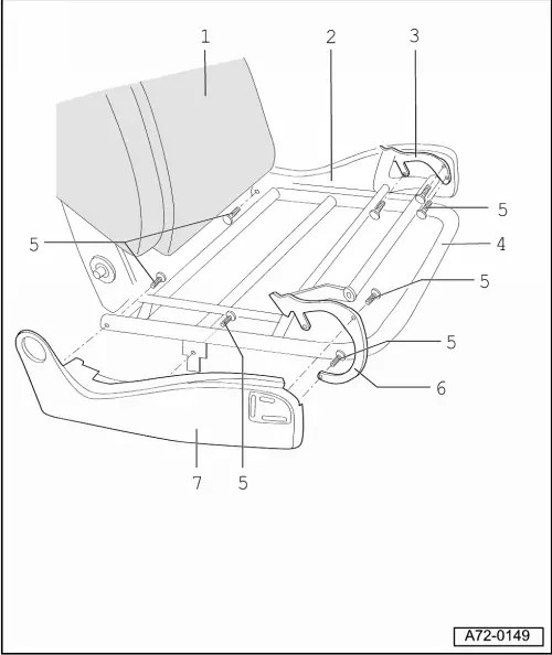 Audi Manuals > A4 Mk1 > Body > General Body Assembly, Interior (Repair groups 68, 69