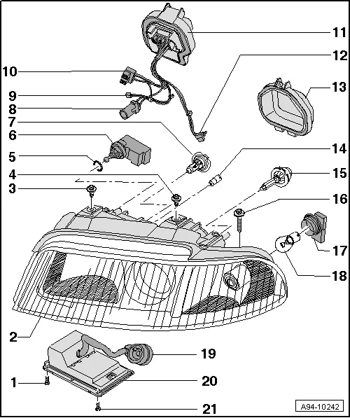 Audi Manuals > A4 Mk1 > Vehicle electrics > Electrical system
