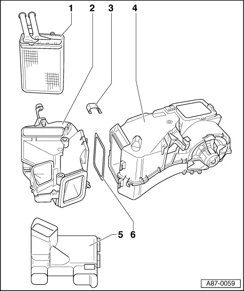 Audi Service and Repair Manuals > A4 Mk1 > Heating