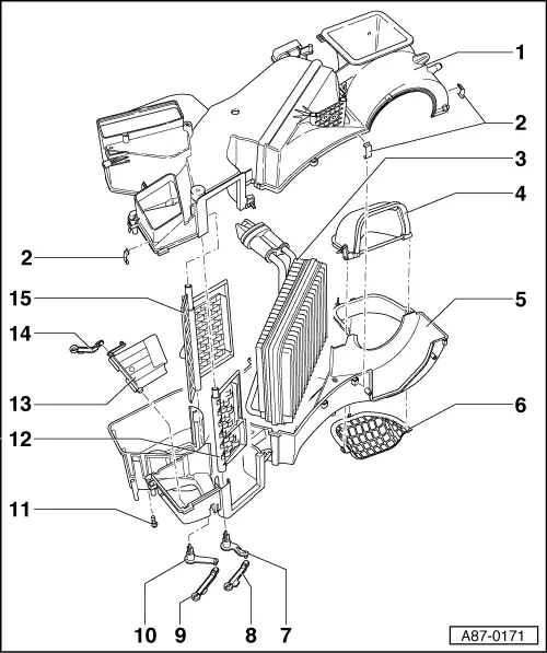 Audi Service and Repair Manuals > A4 Mk1 > Heating
