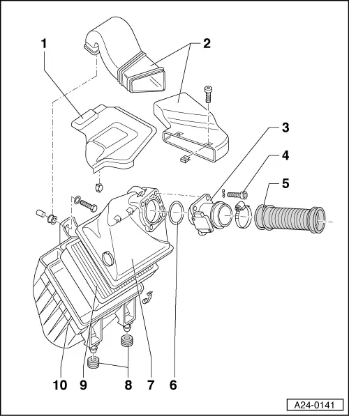 Audi Service and Repair Manuals > A4 Mk1 > Power unit MPI