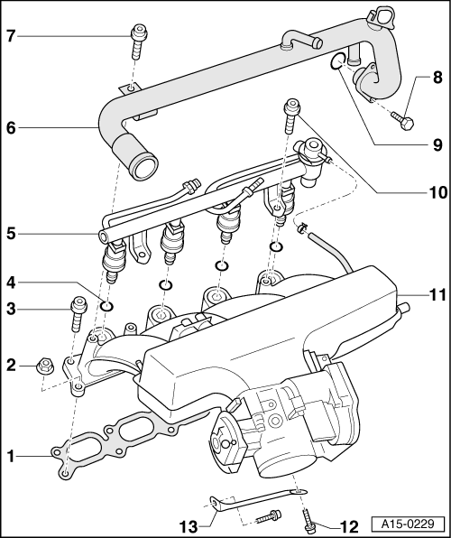 Audi Workshop Service and Repair Manuals > A4 Mk1 > Power unit | 4 ...