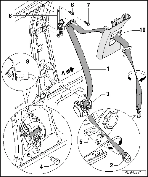 Audi Service and Repair Manuals > A4 Mk2 > Body General body