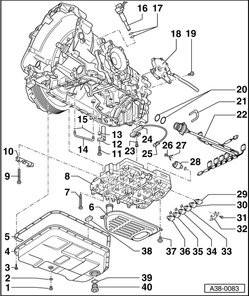 Audi Service and Repair Manuals > A4 Mk2 > Power transmission