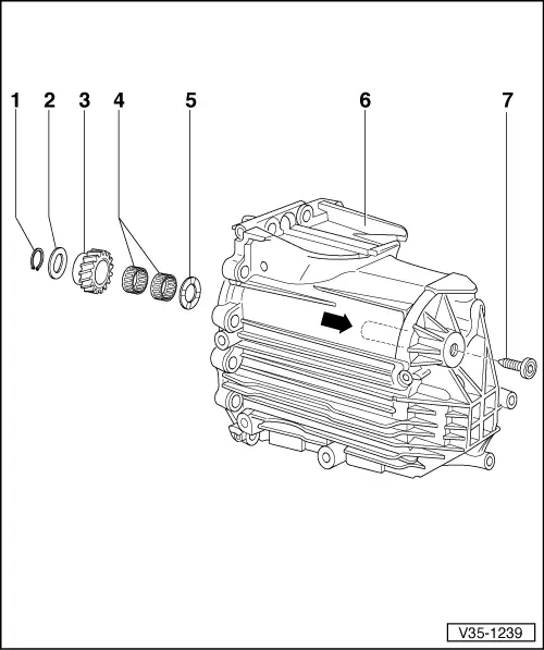 Audi Manuals > A4 Mk2 > Power transmission > 5speed manual