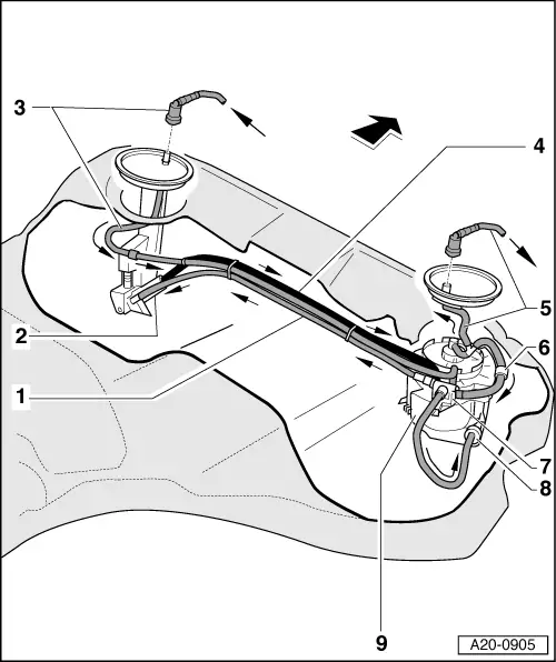 Audi Service and Repair Manuals > A4 Mk2 > Power unit Fuel