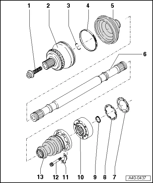 Audi Service and Repair Manuals > A4 Mk2 > Running gear, front