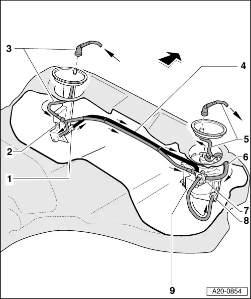 Audi Service and Repair Manuals > A4 Mk2 > Power unit Fuel