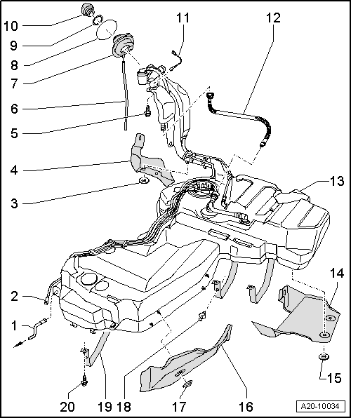 Audi Service and Repair Manuals > A4 Mk2 > Power unit Fuel