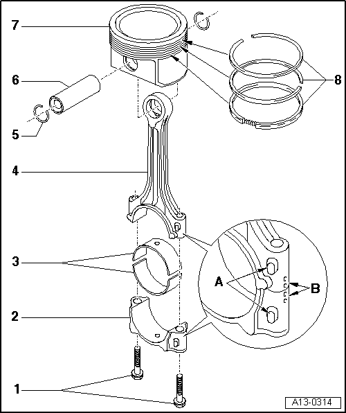 Audi Manuals > A4 Mk2 > Power unit > 4cylinder direct petrol
